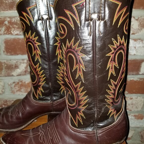Nocona Cowboy Boots, W's Sz 9, Embroidered, Classic - Picture 2 of 6